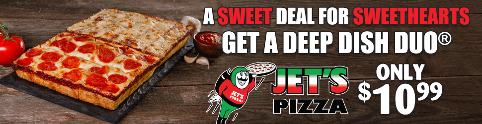 Digital advertisement for Jets Pizza